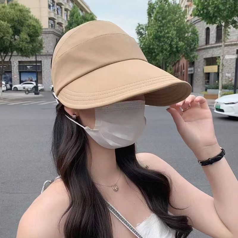 Sample Plain Open Top Sun Hat