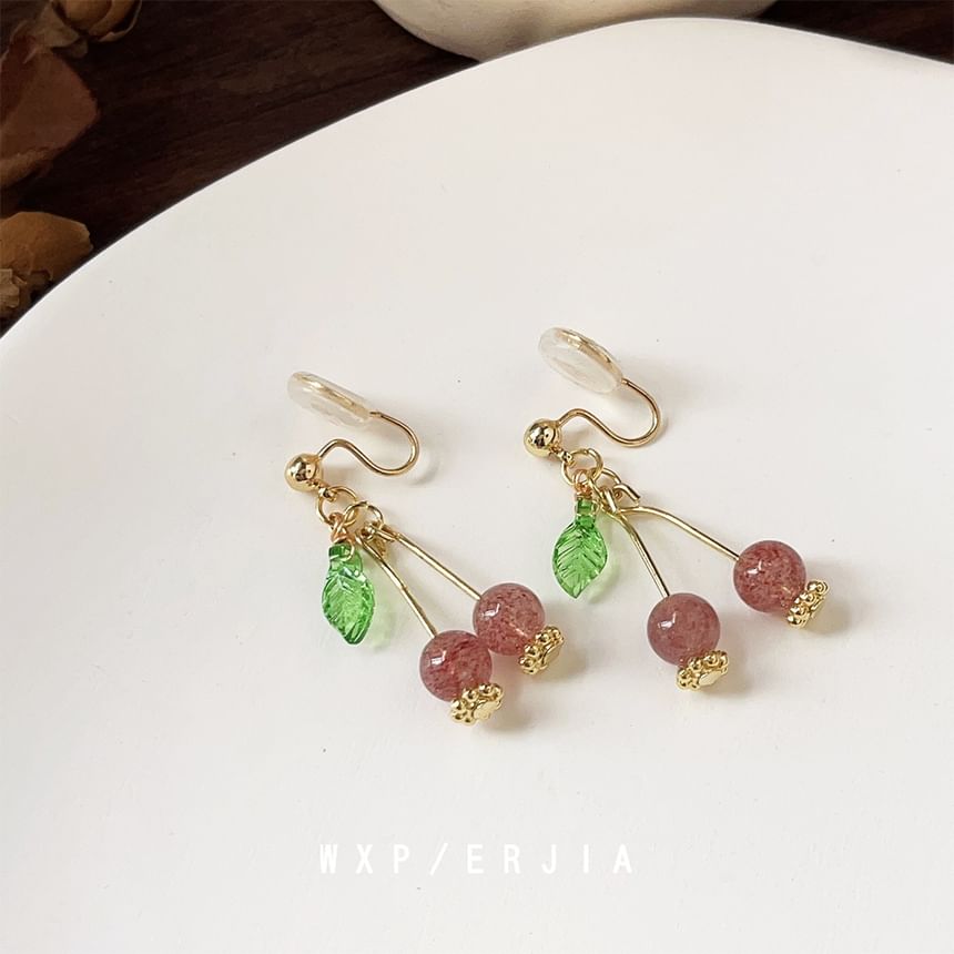 Earring Cherry Drop