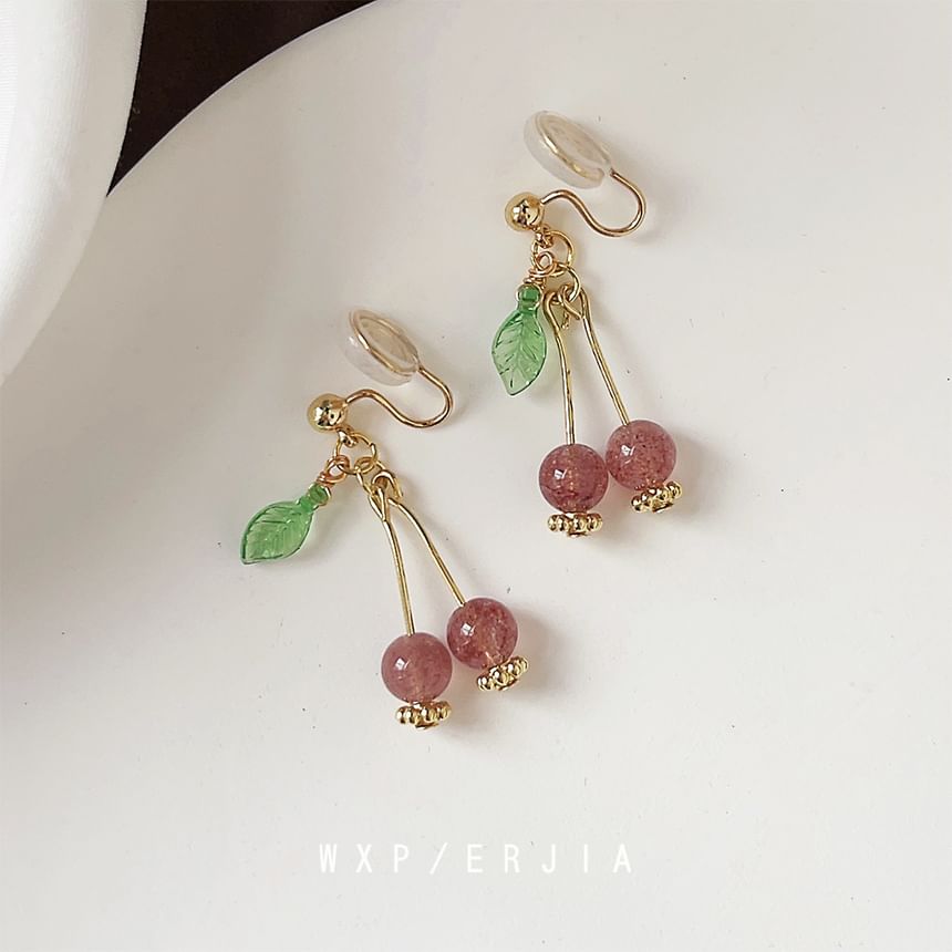 Earring Cherry Drop