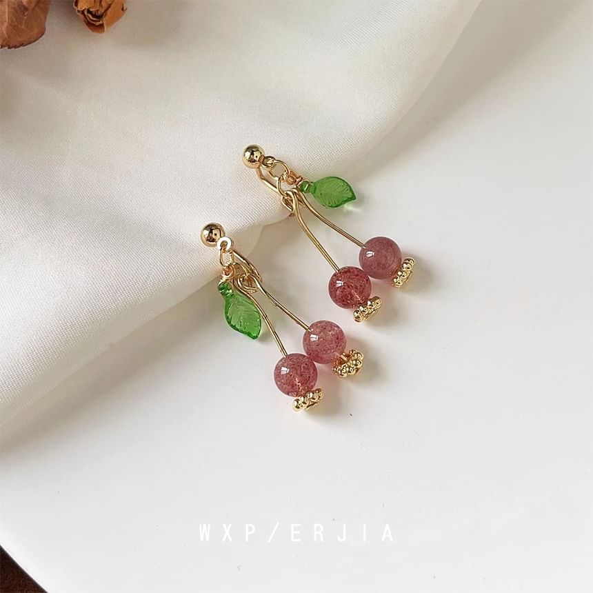 Earring Cherry Drop