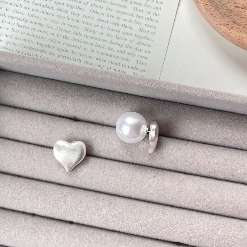 Alloy Earring Stud Heart