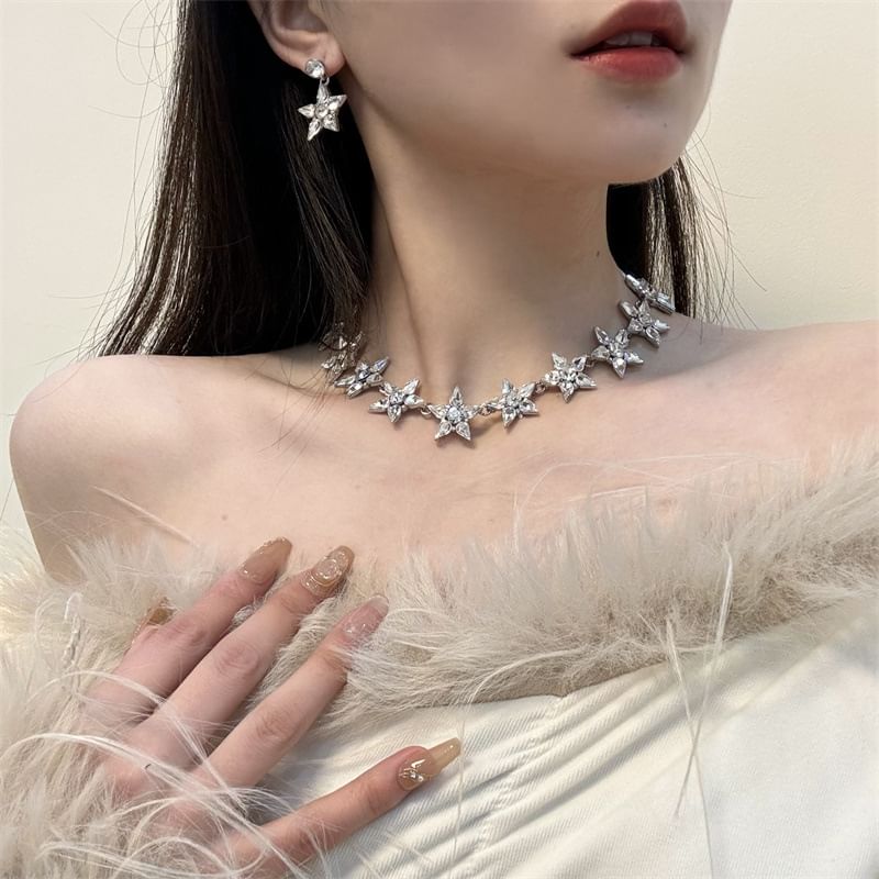 Star Drop Necklace / Earring