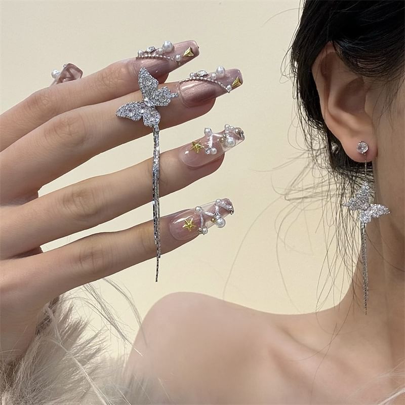 Drop Earring Butterfly
