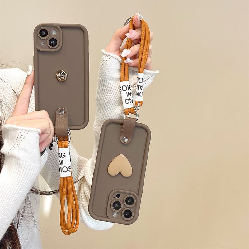 Phone Strap Lettering Case
