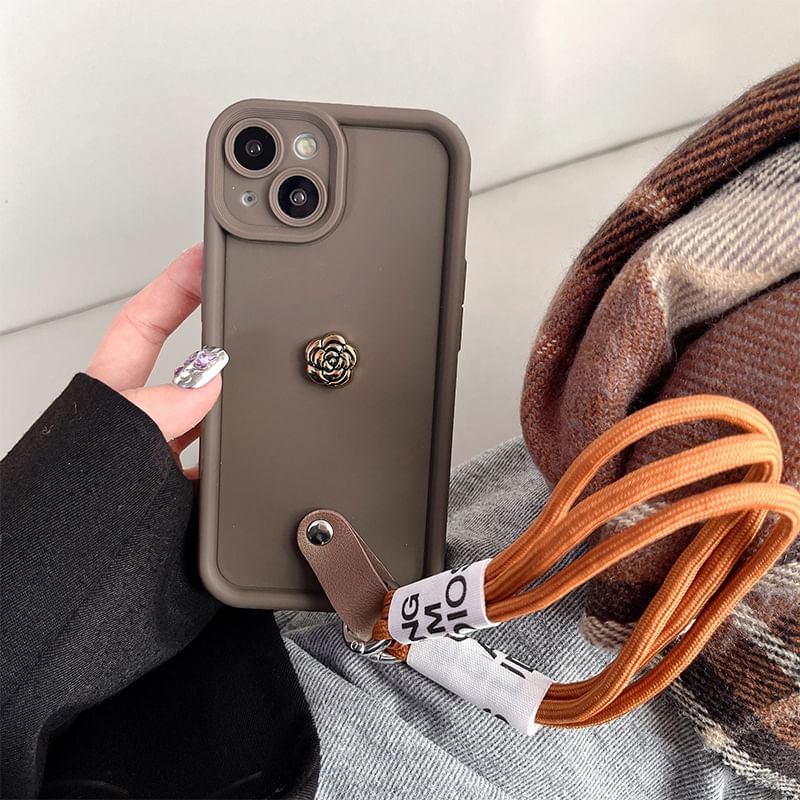 Phone Strap Lettering Case