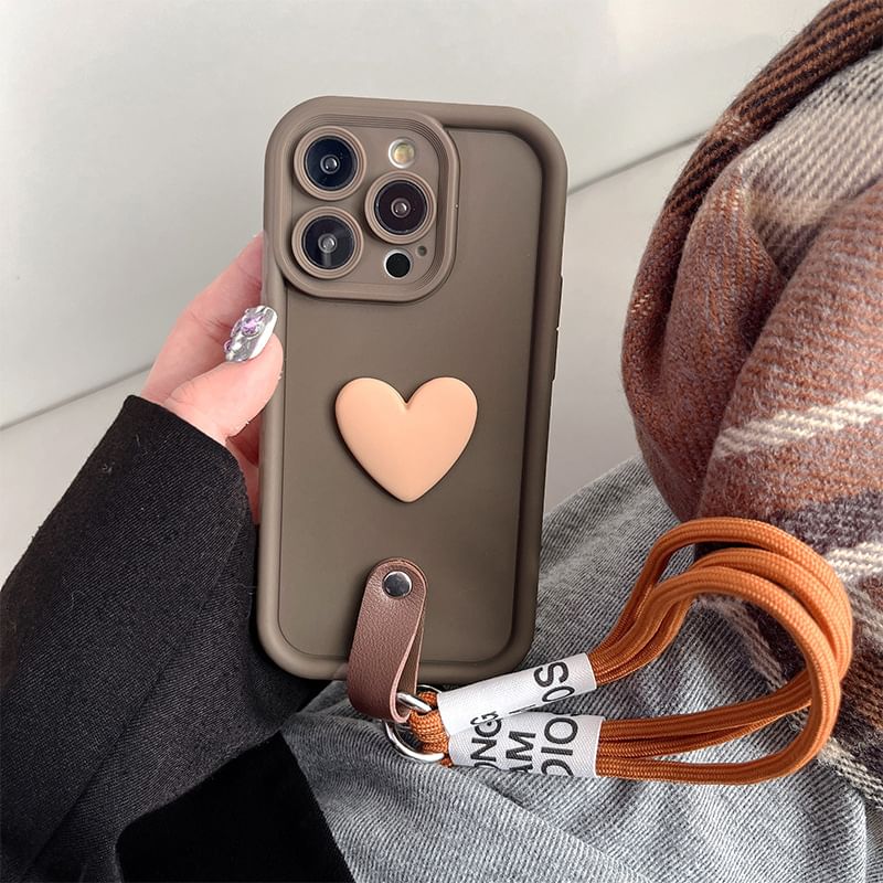 Phone Strap Lettering Case