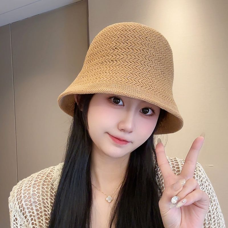 Hat (Various Designs) Straw Bucket