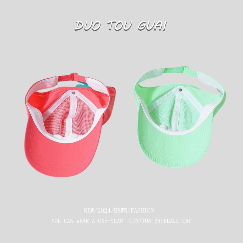 Baseball Top Open Cap Plain