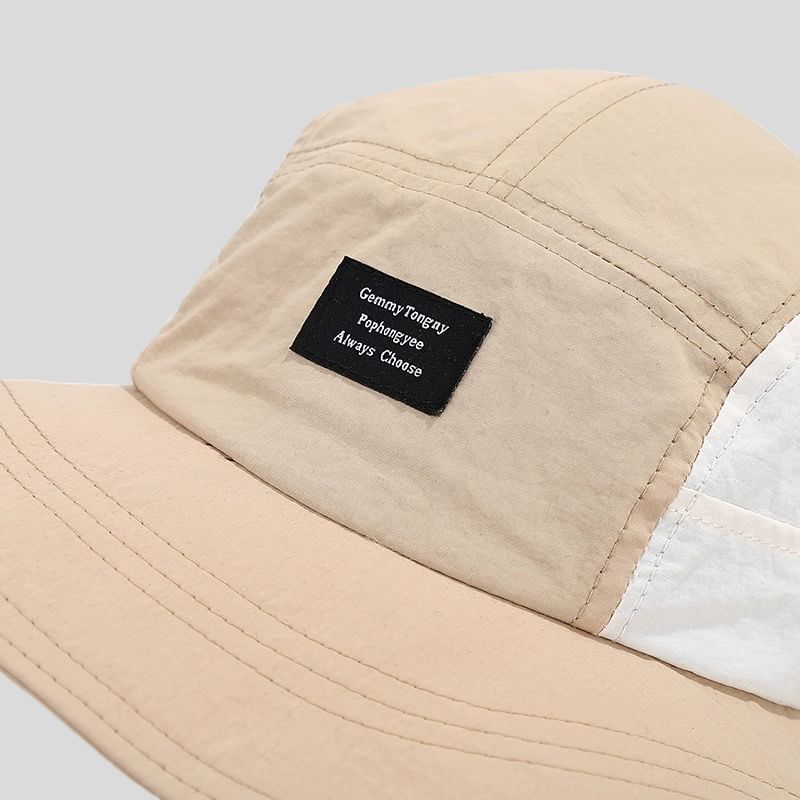 Tone Applique Bucket Two Hat