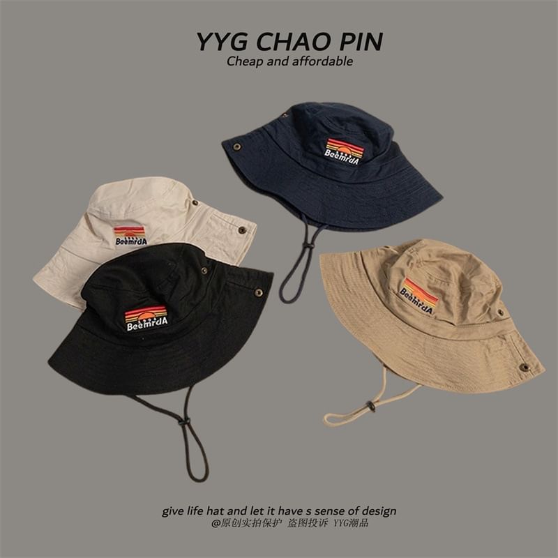 Boonie Lettering Embroidered Hat