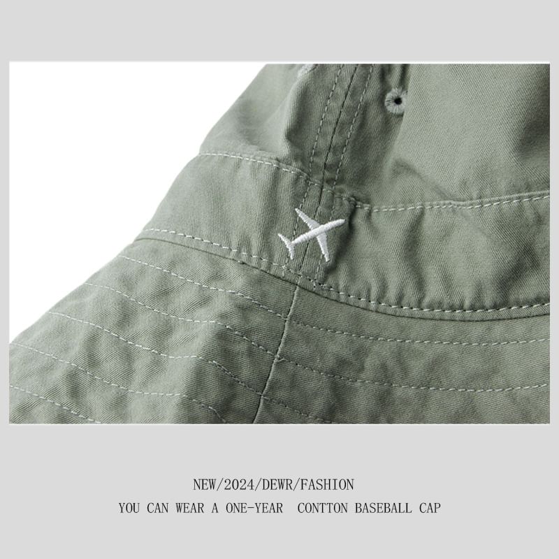 Plane Bucket Hat Embroidered