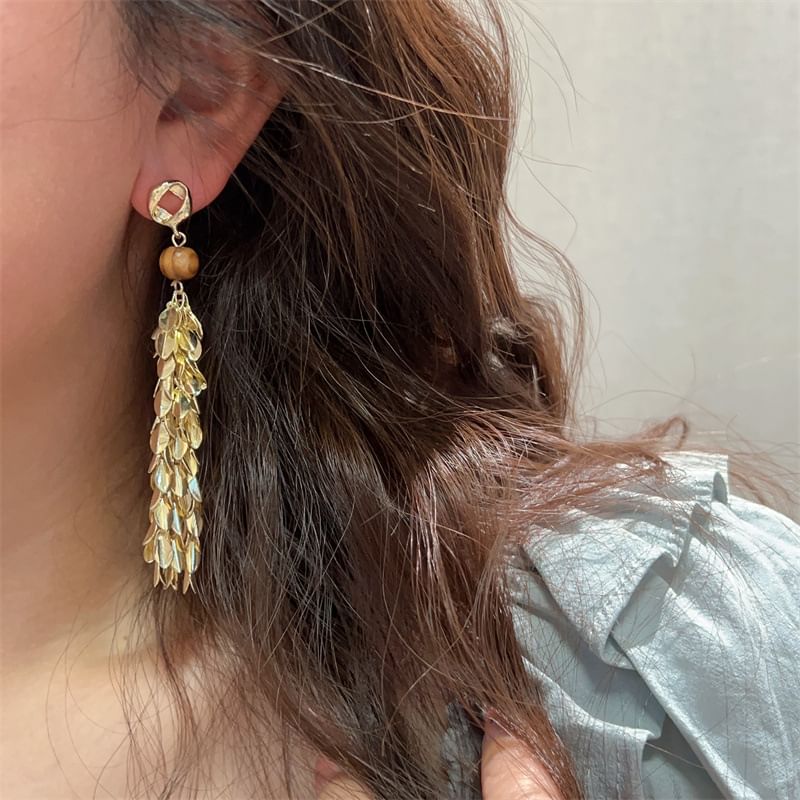 Alloy Chandelier Wheat Earring