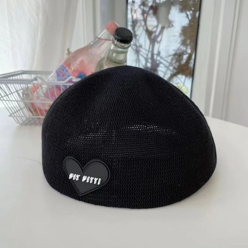 Knit Beret Heart