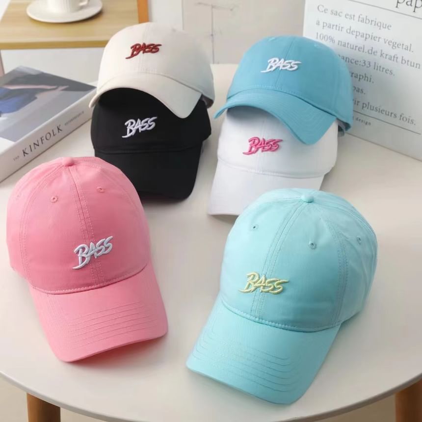 Baseball Lettering Embroidered Cap
