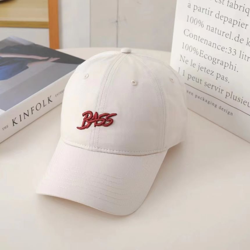 Baseball Lettering Embroidered Cap
