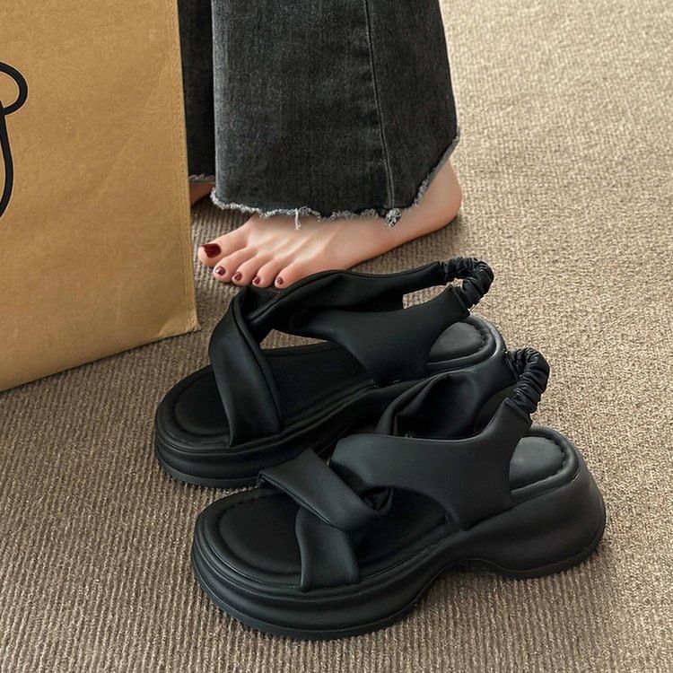 Twist Platform Sandals
