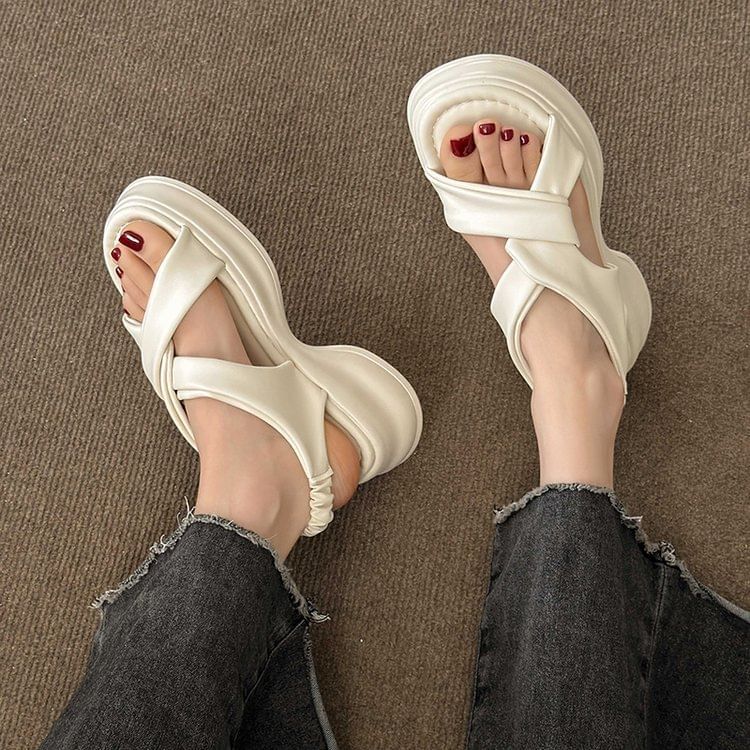 Twist Platform Sandals
