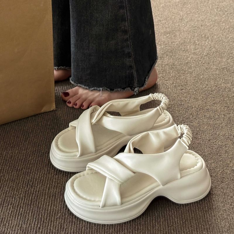 Twist Platform Sandals