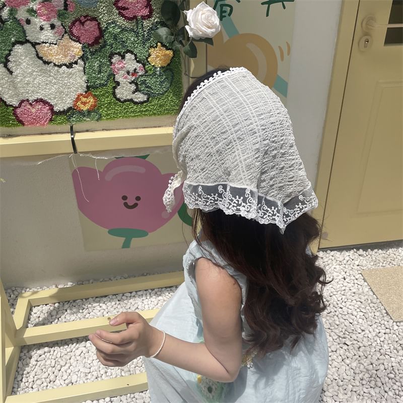 Headkerchief Lace Trim