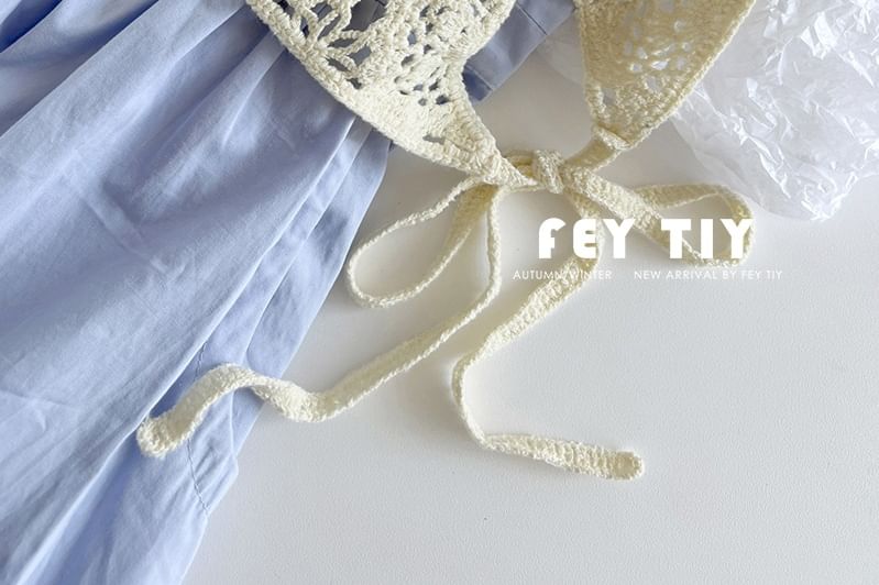 Crochet Knit Plain Headkerchief