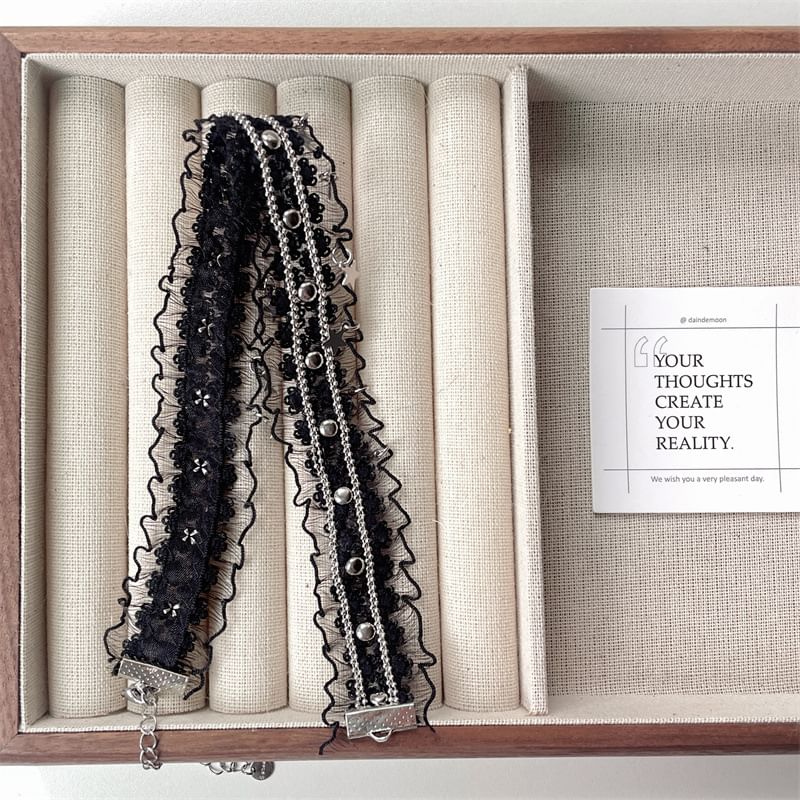 Choker Star Fringed Lace
