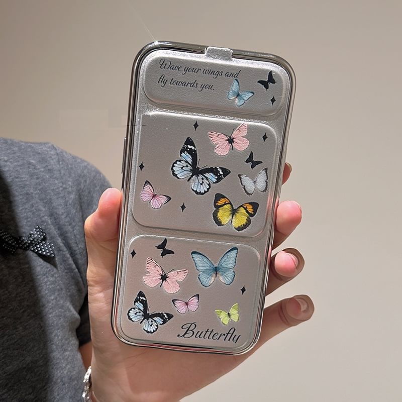 Stand Phone Case Butterfly Foldable