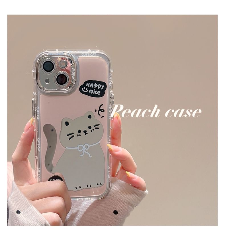 Case Mirrored Phone Cat