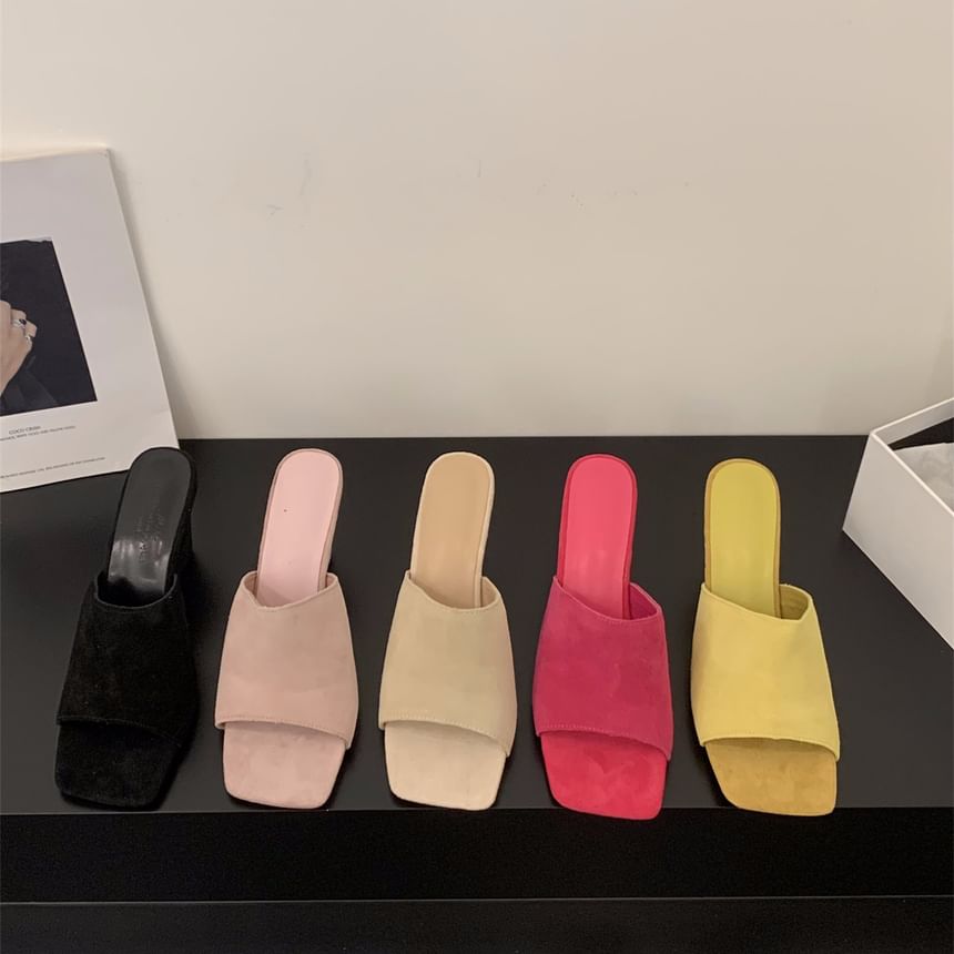 Sample Wedge Slide Sandals