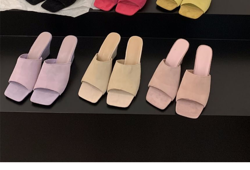 Sample Wedge Slide Sandals