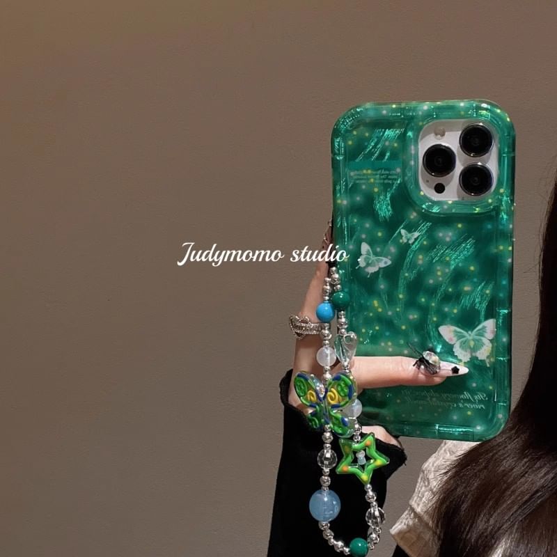 Case Butterfly Phone Strap