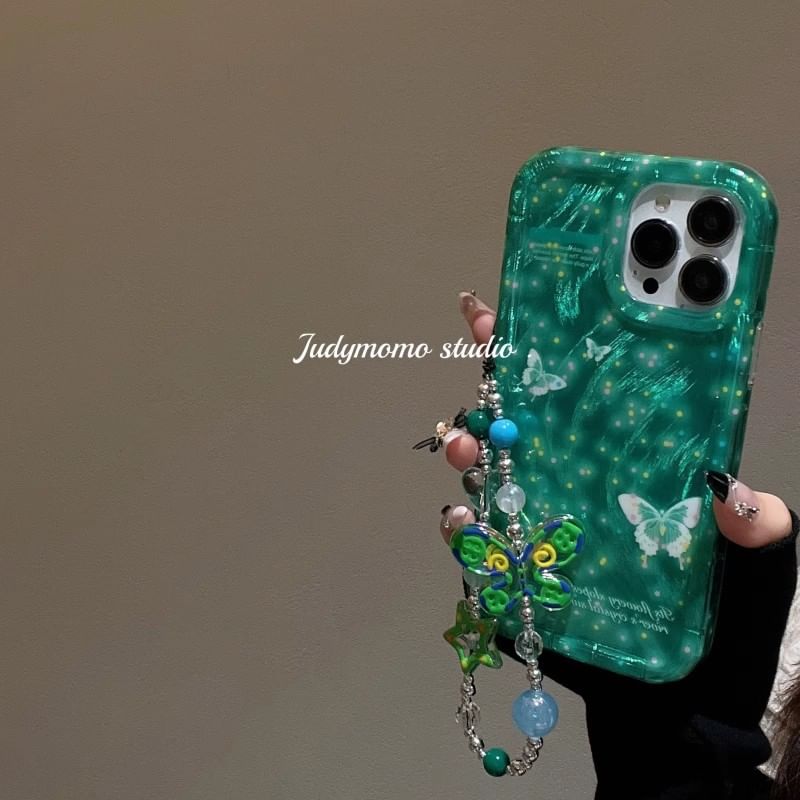 Case Butterfly Phone Strap