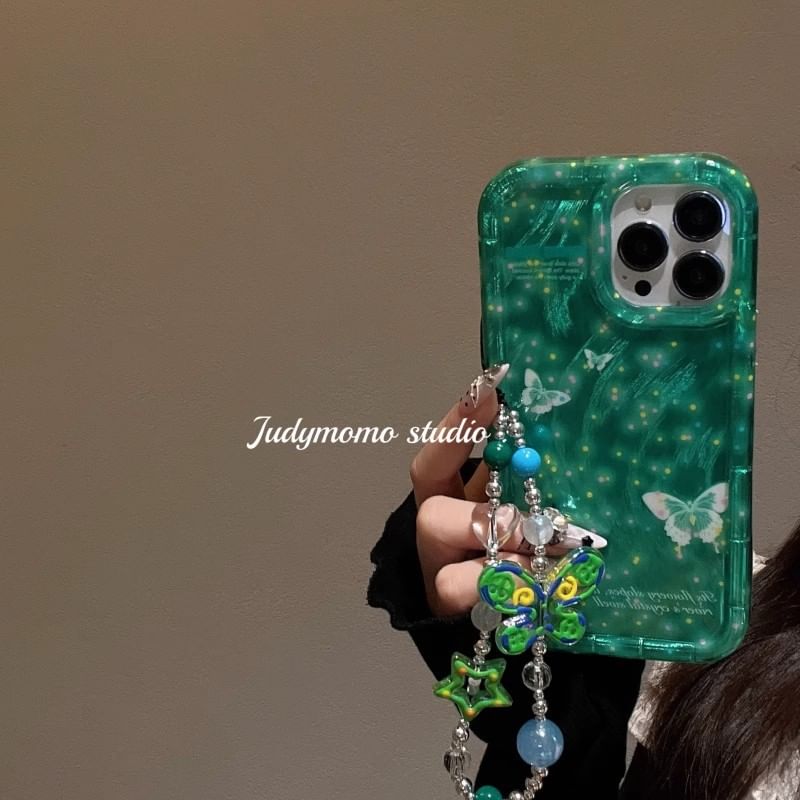 Case Butterfly Phone Strap