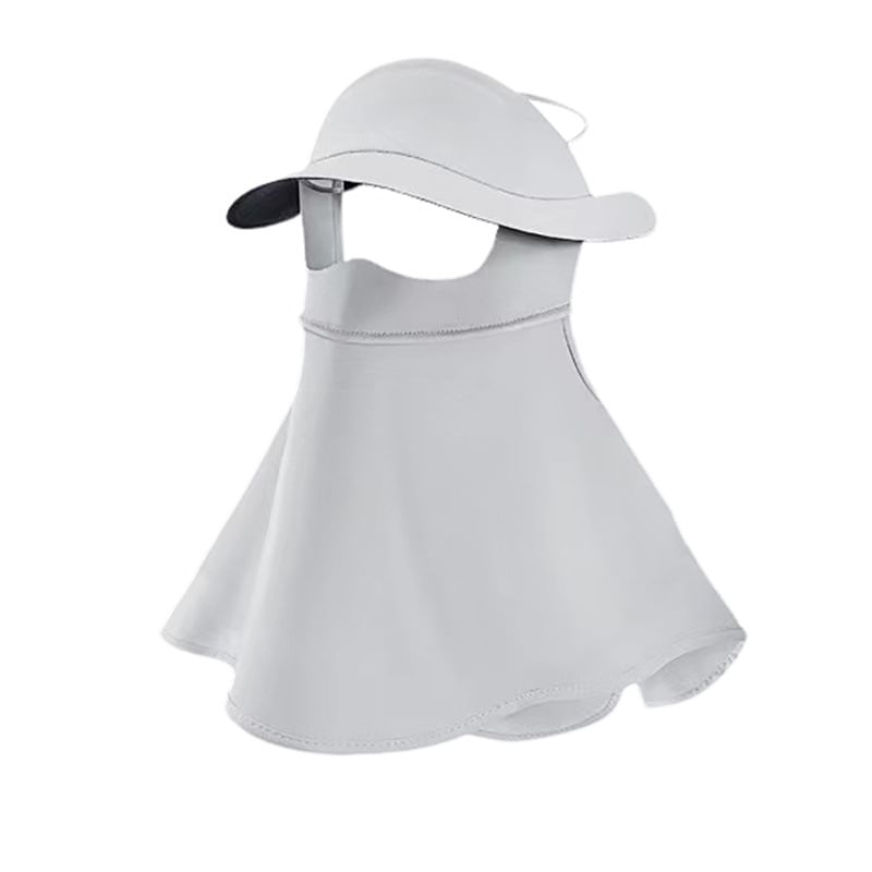 with Plain Face Neck Sun Protection Flap Cover