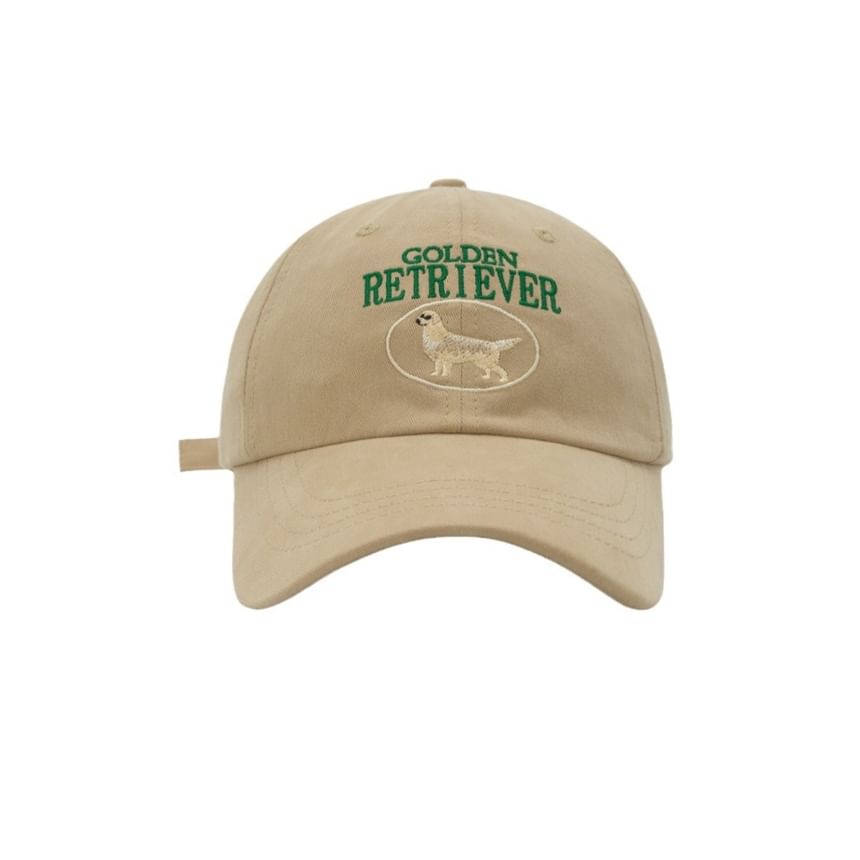 Dog Baseball Embroidered Cap