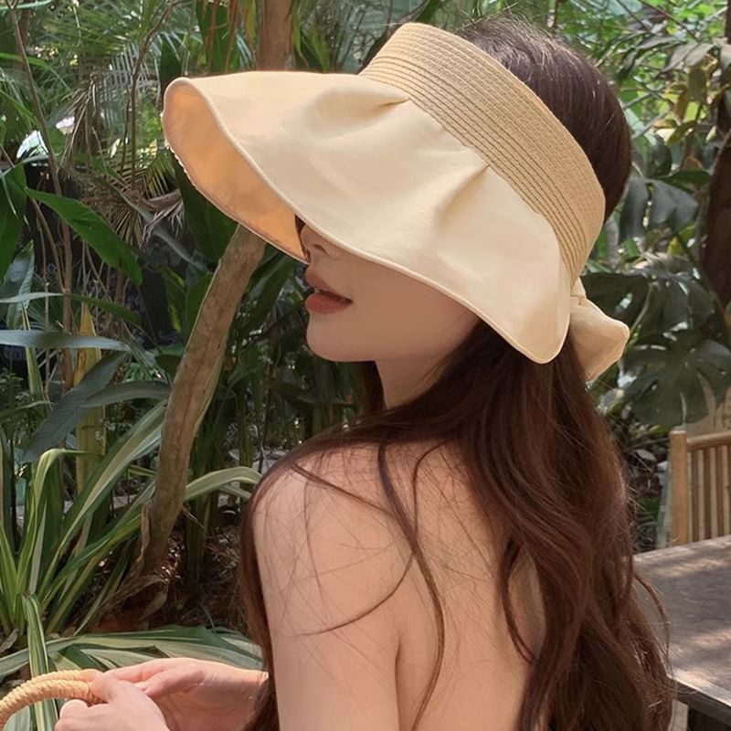 Sun Hat Straw Ruffle