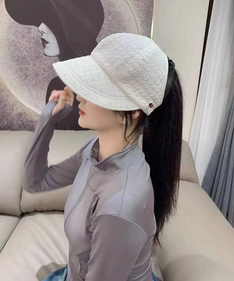 Plain Textured Top Hat Open