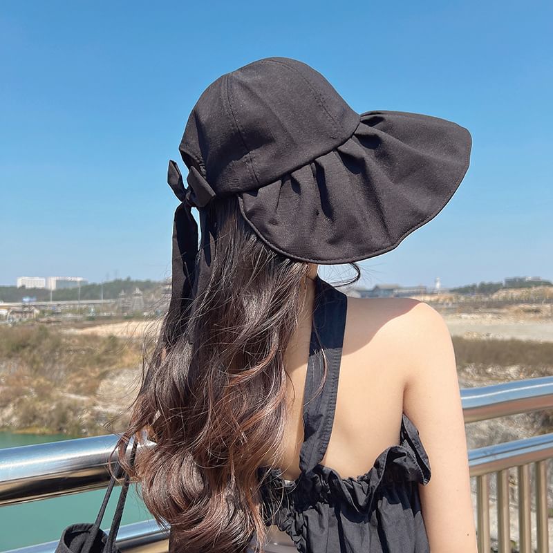 Hat Sun Ruched Plain