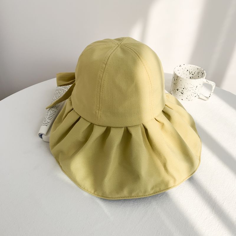 Hat Sun Ruched Plain