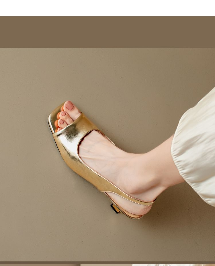Sample Slingback High Heel Sandals