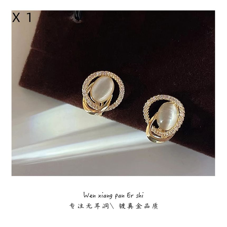Cuff Alloy Ear Rhinestone
