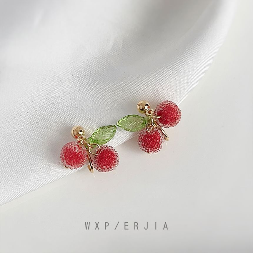Alloy Ear Fruit Resin Cuff