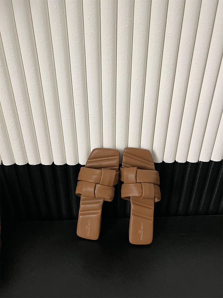 Sample Woven Slide Sandals