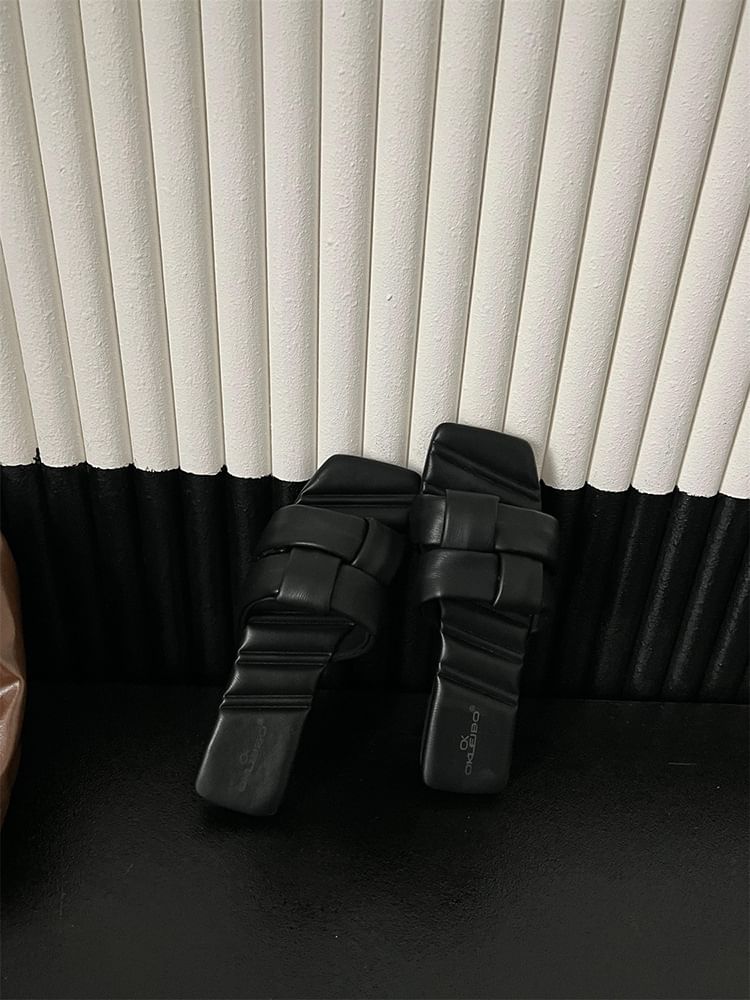 Sample Woven Slide Sandals