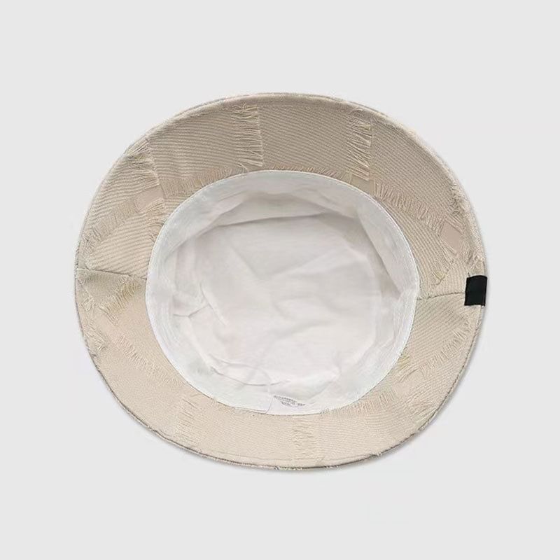 Frayed Hat Distressed Edge Bucket