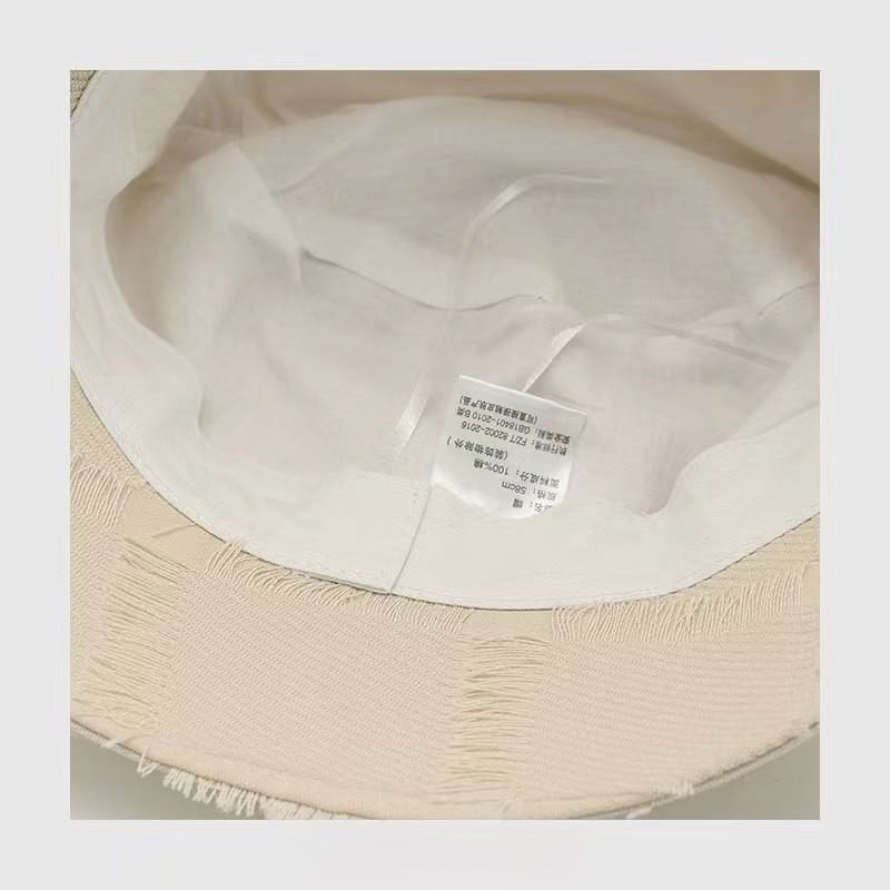 Frayed Hat Distressed Edge Bucket