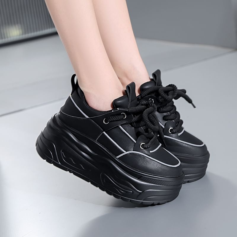 Sneakers Platform Lace-Up