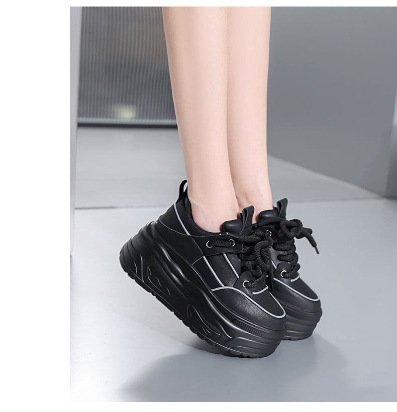 Sneakers Platform Lace-Up