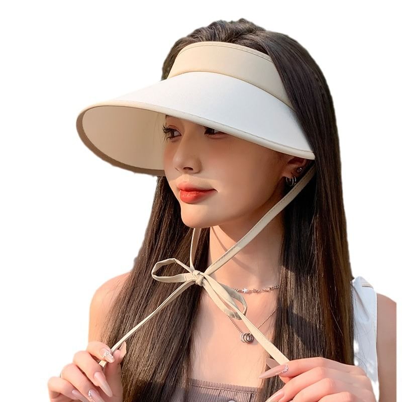 With Sun Bow Decoration Hat Visor
