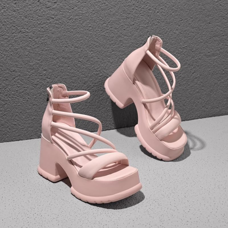 Sandals Platform Lace-Up