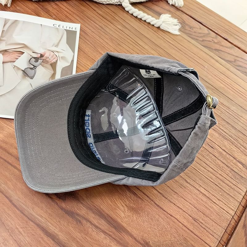 Embroidered Cap Baseball Lettering